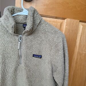 Patagonia Beige Sherpa Fleece Pullover